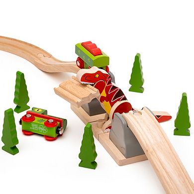 Bigjigs Rail, T-Rex Bursting Bridge