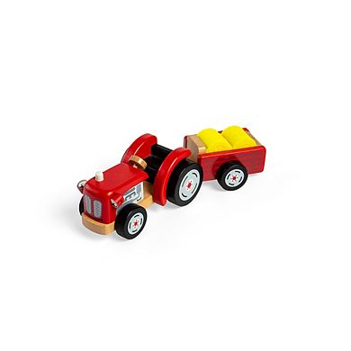Bigjigs Toys, Wooden Tractor and Trailer