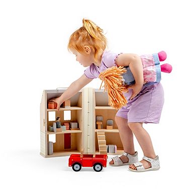 Bigjigs Toys, Wooden Tractor and Trailer