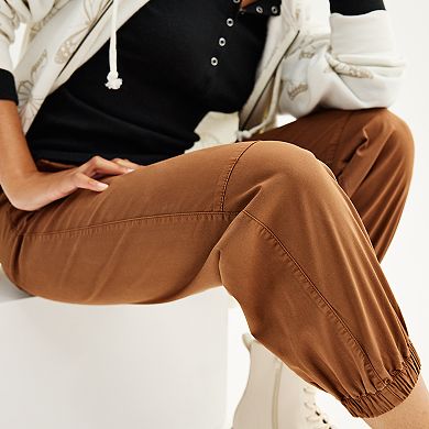 Juniors SO® High Rise Parachute Utility Jogger