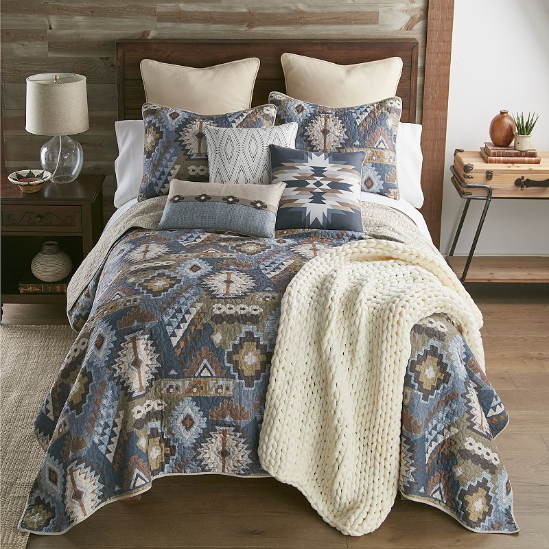 Donna Sharp Tohatchi Quilt Set with Shams, Multicolor, King