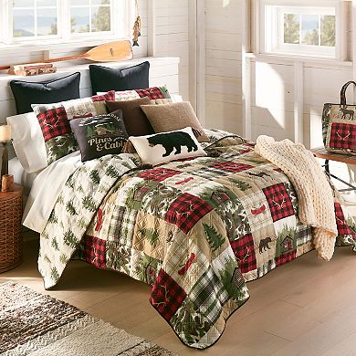 Donna Sharp Cedar Lodge Quilt Set with Shams