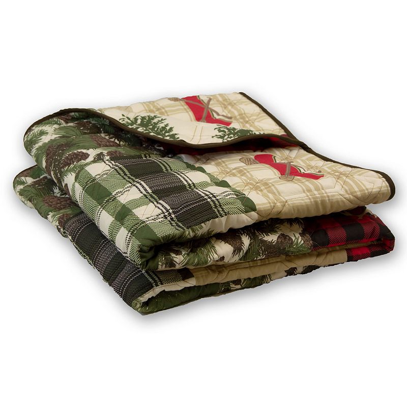 Donna Sharp Cedar Lodge Throw Blanket, Multicolor