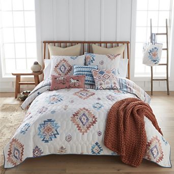 Donna Sharp Southwest Print Quilt Set with Shams
