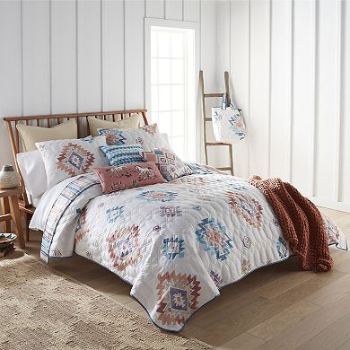 Donna Sharp Southwest Print Quilt Set with Shams