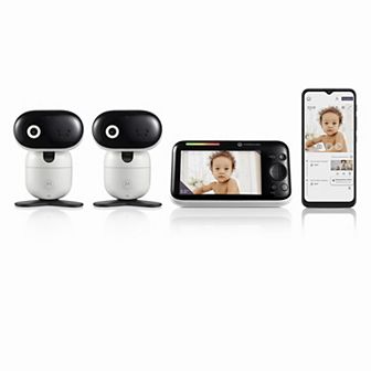 Motorola PIP1510 5.0" Wi-Fi Motorized Video Baby Monitor - Two Camera Set