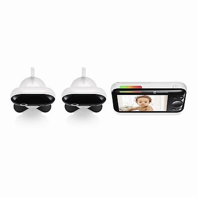 Motorola PIP1510 5.0" Wi-Fi Motorized Video Baby Monitor - Two Camera Set