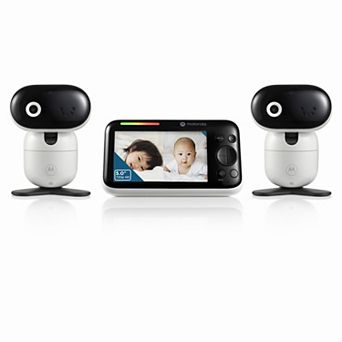Motorola PIP1610 HD 5.0" Motorized Video Baby Monitor - Two Camera Set