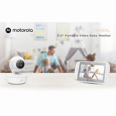 Motorola VM36XL 5.0" Portable Video Baby Monitor