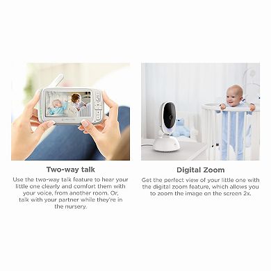 Motorola VM75 5.0" Video Baby Monitor - Two Camera Set