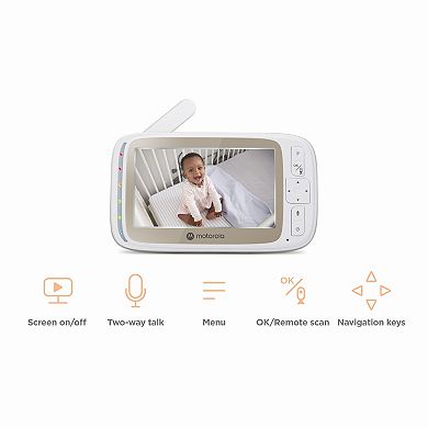 Motorola VM85 5.0" Wi-Fi Motorized Video Baby Monitor