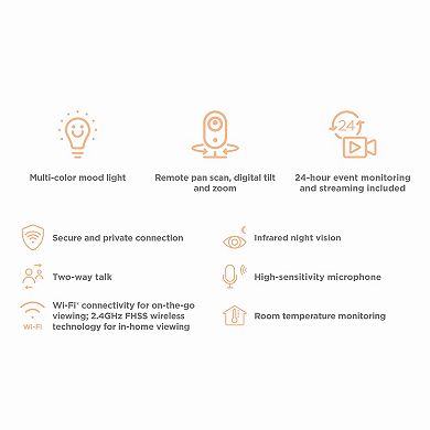 Motorola VM85 5.0" Wi-Fi Motorized Video Baby Monitor
