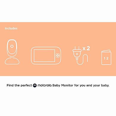 Motorola VM85 5.0" Wi-Fi Motorized Video Baby Monitor