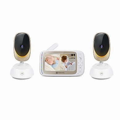 Motorola VM85 5.0" Wi-Fi Motorized Video Baby Monitor - Two Camera Set
