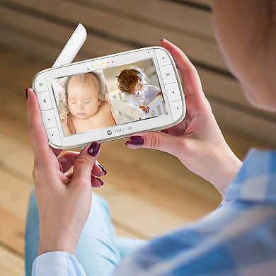 Motorola VM855 5.0" Portable Wi-Fi Video Baby Monitor - Two Camera Set