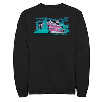 Big & Tall Lake Tahoe Forest Scenery Graphic Fleece