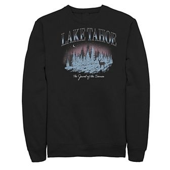 Big & Tall Lake Tahoe The Jewel Of The Sierras Graphic Fleece