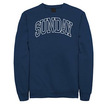 Big & Tall Sunday Big Collegiate Text Graphic Fleece