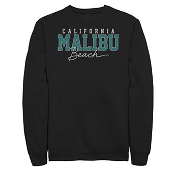 Big & Tall Malibu California Beach Logo Graphic Fleece