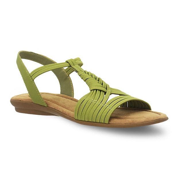 Elastic best sale stretch sandals