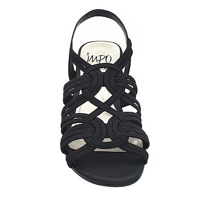 Impo Riya Women's Strappy Stretch Sandals in Regular & Wide Width