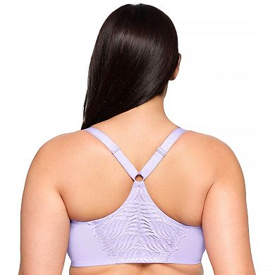 Plus Size Glamorise Full Figure Front-Closure T-Back WonderWire Underwire Bra 1246