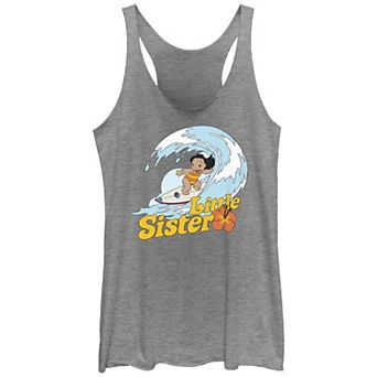 Disney's Lilo & Stitch Juniors' Little Sister Racerback Graphic Tank Top Top