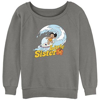 Disney's Lilo & Stich Juniors' Surfing Oversized Sweatshirt