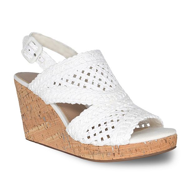 Kohls womens white sales sandals