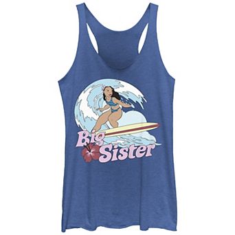 Disney's Lilo & Stitch Juniors' Nani Big Sister Racerback Graphic Tank Top Top