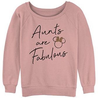 Disney's Mickey Mouse Juniors' Aunts Are Fabulous Oversized Sweatshirt