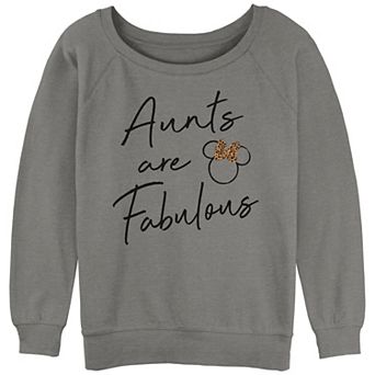 Disney's Mickey Mouse Juniors' Aunts Are Fabulous Oversized Sweatshirt