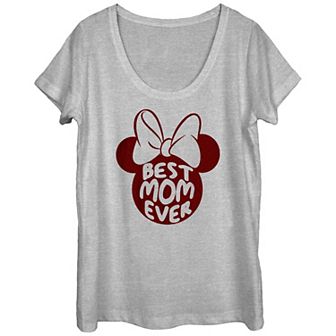 Disney's Minnie Mouse Juniors' Best Mom Ever Graphic Tee