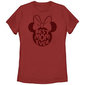 Disney's Minnie Mouse Juniors' Best Mom Ever Graphic Tee