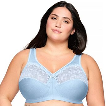 Plus Size Glamorise Full-Figure MagicLift Moisture Control Wirefree Bra 1064