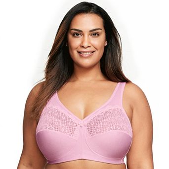 Plus Size Glamorise Full-Figure MagicLift Moisture Control Wirefree Bra 1064