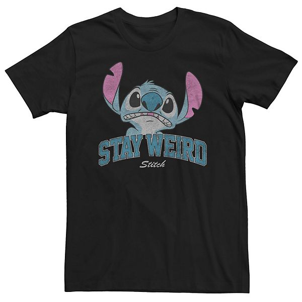 Big & Tall Disney's Lilo And Stich Stay Weird Tee