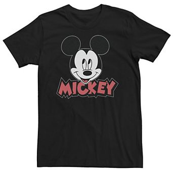 Big & Tall Disney's Mickey Mouse Vintage Face Tee