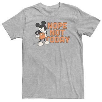 Big & Tall Disney's Mickey Mouse Nope Not Today Tee