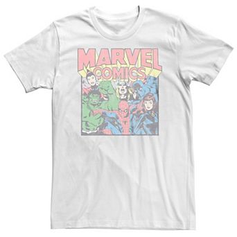 Big & Tall Marvel Comics Vintage Superheroes Tee