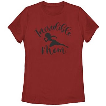Disney/Pixar The Incredibles Juniors' Mother's Day Elastigirl Mom Graphic Tee