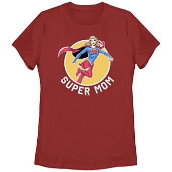 Women's Warner Brothers Super Girl Super Mom Graphic Tee