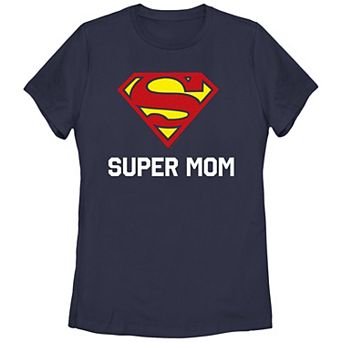 Juniors' Warner Brothers Superman Logotype Graphic Tee