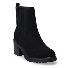 Women s Black Ankle Boots Kohl s