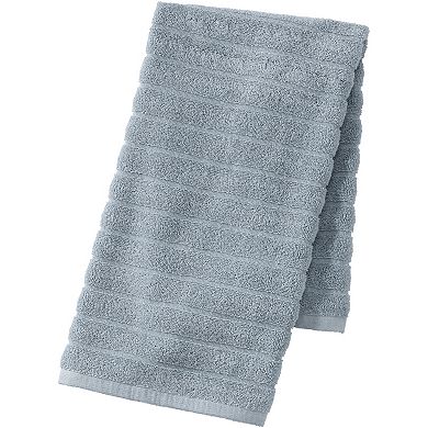 Lands' End Organic Cotton Rib 2-Piece Bath Towel, Hand Towel or Washcloth Set