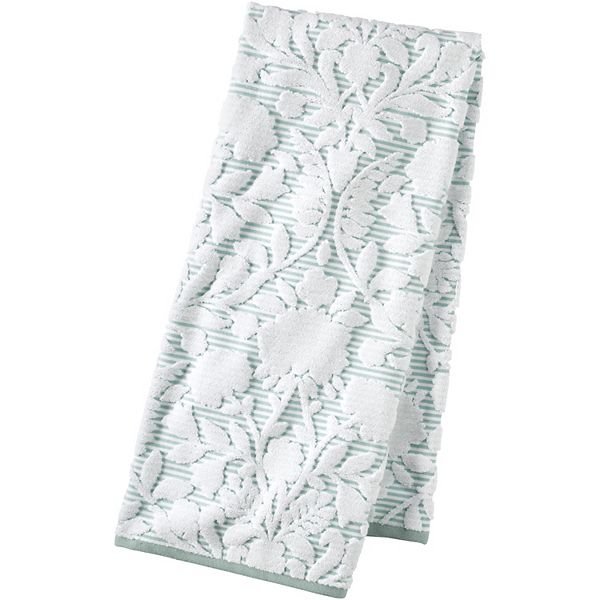 Lands' End Cotton Sculpted Bath Towel, Hand Towel or Washcloth