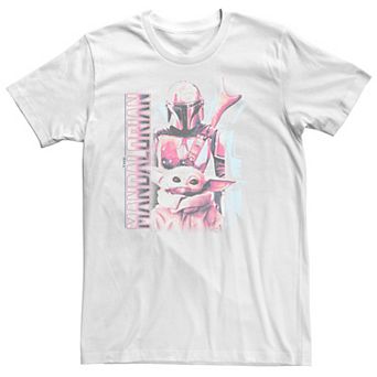 Big & Tall Star Wars The Mandalorian Baby Yoda And Djarin Tee