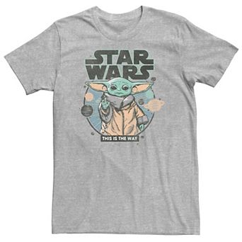 Big & Tall Star Wars The Mandalorian The Baby Yoda Tee