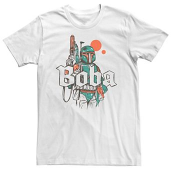 Big & Tall Star Wars Boba Fett Drawing Tee