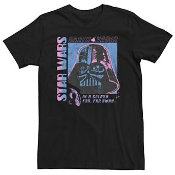 Big & Tall Star Wars Darth Vader Pastel Portrait Tee